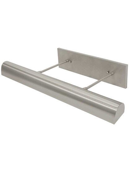 Modern Direct-Wire 24 inch LED Picture Light in Satin Nickel.